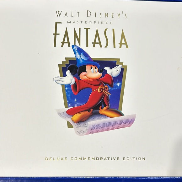 Walt Disney's Fantasia Deluxe Collector's Edition Set VHS DVD BOOK Certificate - Picture 3 of 10